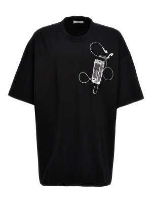 Tシャツ・カットソー OFF WHITE Men T Shirts OMAA161S24JER0022806 Brown Off-White SCAN ARR OVER T-Shirt 'Brown' OMAA161S24JER0022806