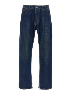 デニム・ジーパン Burberry Straight Leg Cotton Denim Jeans Burberry Vintage Blue Straight Leg Cotton Denim Jeans, Waist