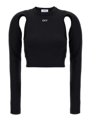 Cfcl Pottery long puff sleeve flare top - Black | CF007KN0812