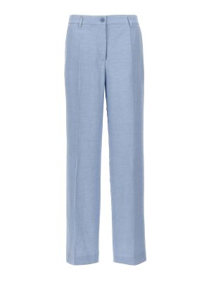 P.A.R.O.S.H.: pantaloni casual - Pantaloni in Viscosa Gamba Dritta Elegante