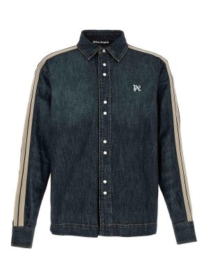 Palm Angels: シャツ - シャツ - ブルー