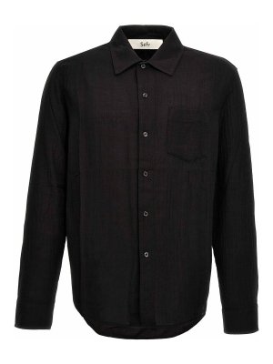 SÉFR: shirts - Leo Voile Shirt Pocket Button