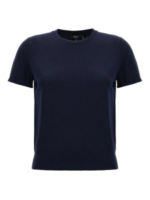 Theory: crew necks - Short-Sleeved Sweater