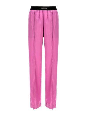 TOM FORD: pantaloni casual - Pantaloni elastici con logo