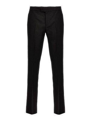 VERSACE: Pantalones de sastrerìa - Pantalones De Sastrería - Negro