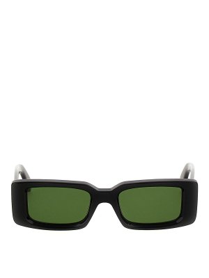 ALEXANDER MCQUEEN スクエアフレムサンクラス 809919J0749 1053 Alexander Mcqueen Square frame sunglasses - Black