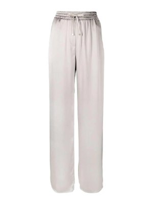 HERNO: casual trousers - Trousers In Casual Satin