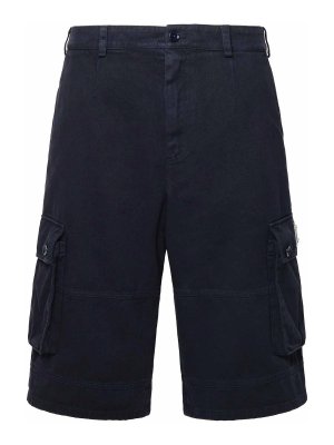 DOLCE & GABBANA: Hosen Shorts - Shorts - Dunkelblau