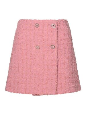 Vetements Graffiti Monogram Skirt - White