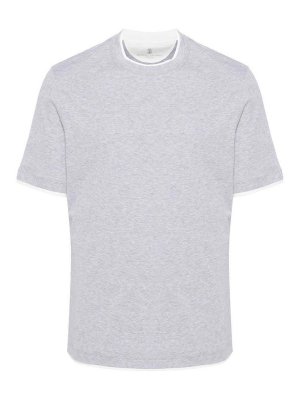 BRUNELLO CUCINELLI: Tシャツ - Tシャツ - 白