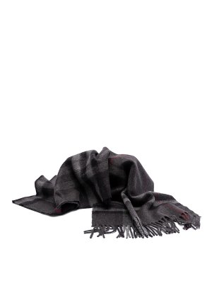 BURBERRY: scarves - Giant Check Scarf