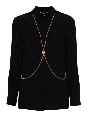ELISABETTA FRANCHI: シャツ - シャツ - 黒