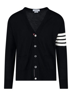 Heliot Emil Distressed cardigan - Black - Men | HEM07048BLK01