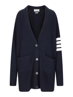 Thom Browne ショートカーディガン ブルー SS25 Thom Browne カーディガン - ブルー | FJT254A08026415