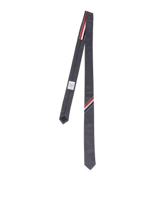 THOM BROWNE: Corbatas y pajaritas - Corbata - Gris