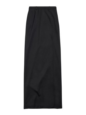 BALENCIAGA: Knee length skirts & Midi - Wool Midi Skirt