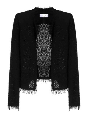 Self Portrait Cream Cord Lace Jacket - White | RS24172JCCREAM