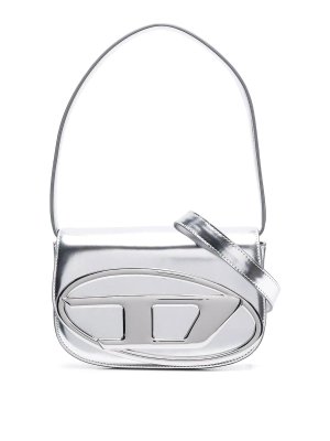 DIESEL: クロスボディバッグ - クロスボディバッグ - 銀