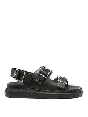 Balenciaga Sunday Sandals - Black - Men | 761726WCEA11000