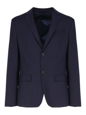 CALVIN KLEIN: blazers - Double-Button Single-Breasted Blazer