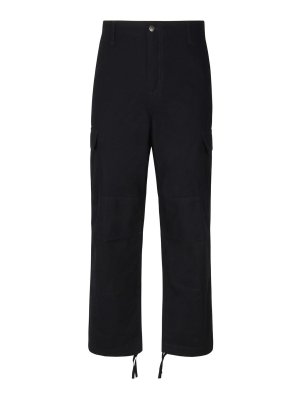 CARHARTT: カジュアルトラウザー - カジュアルパンツ - 黒