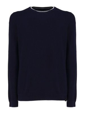 A.P.C. Melville Sweater - Blue - Men | COGDKH23317IAJ