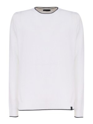 FAY: crew necks - Cotton Sweater With Round Neck