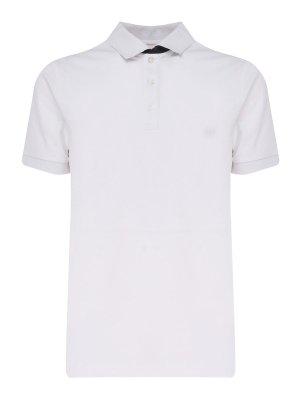 FAY: polo shirts - Slim Fit White Polo
