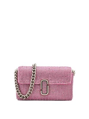 MARC JACOBS: pochette - Borsa a Tracolla con Diamanti Sintetici