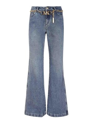 MICHAEL KORS: ブーツカットジーンズ - ブーツカットジーンズ - ブルー