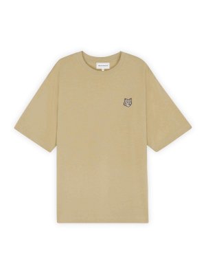MAISON KITSUNÉ: T-shirts - T-Shirt - Beige