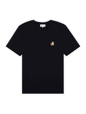 MAISON KITSUNÉ: T-shirts - T-Shirt - Schwarz