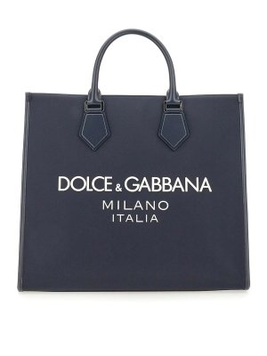 DOLCE & GABBANA: Bolsos Shopping - Bolso Shopping - Azul