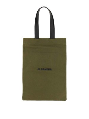 JIL SANDER: Bolsos Shopping - Bolso Shopping - Verde