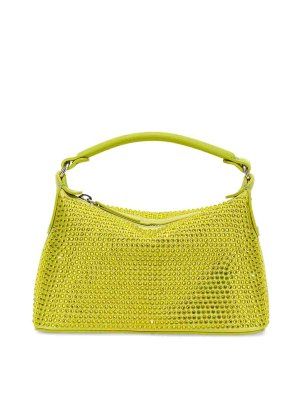 LEONIE HANNE: cross body bags - Hobo Rhinestones Bag