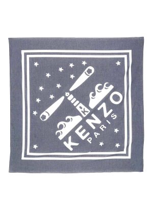 KENZO: sciarpe e foulard - Sciarpa grande Faro