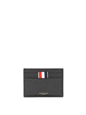 THOM BROWNE: wallets & purses - Pebble Grain Leather Wallet