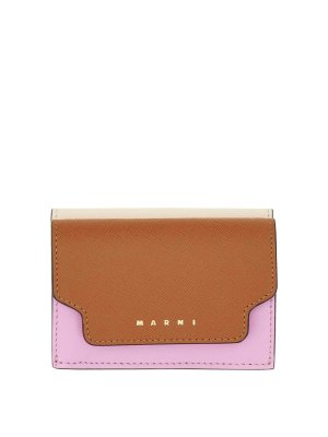 Marni: 財布＆ポーチ - 財布 - ヌードカラー