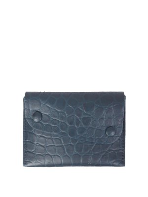Michael Michael Kors Crocodile Print Leather Card Case