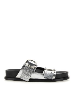 JIL SANDER: Sandalias - Sandalias - Plata