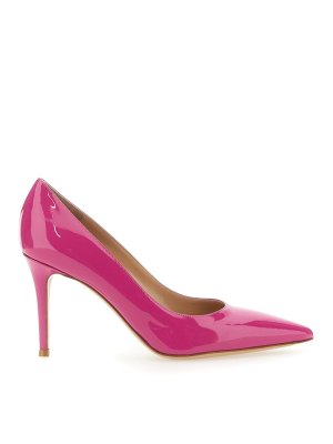 サンダル・ミュール Giannico FW21 LEATHER PUMP (GI0230.10CP_30918057) Giannico Leather Pump - Purple - Women | GI023010CP30918057