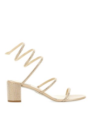 JIMMY CHOO ゴールドサンダル 38 Azie 85 | Gold Metallic Nappa Leather Sandals | JIMMY CHOO