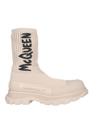 ALEXANDER MCQUEEN: Stiefel - Stiefel - Beige