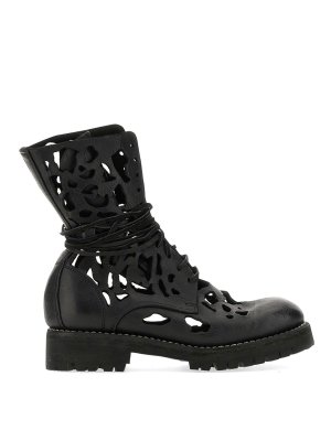 GUIDI: ブーツ - ブーツ - Ankle Boot With Cut Out
