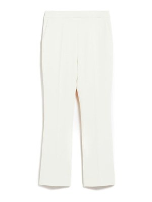 Max Mara: casual trousers - Nepeta ankle-length trousers in wool crepe