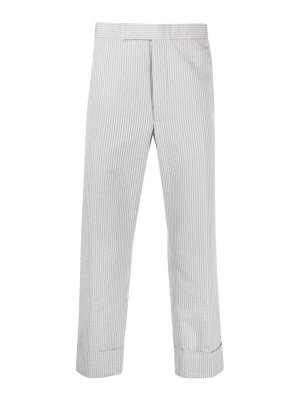 THOM BROWNE: Pantalones de sastrerìa - Pantalones De Sastrería - Gris
