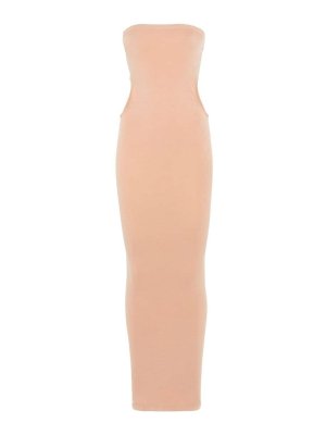WOLFORD: knee length dresses - Fatal cut-out midi dress