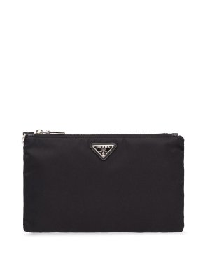PRADA: Cases & Covers - Triangle-logo re-nylon pouch