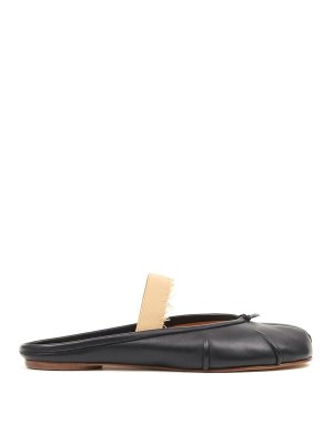 サンダル・ミュール JEJIA SS23 LEATHER CLOGS (JDPS23FO06_0362840284) Jejia Leather Clogs - Black - Women | JDPS23FO060362840284