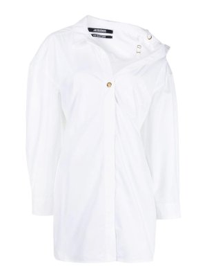 JACQUEMUS: short dresses - Mini Shirt Dress